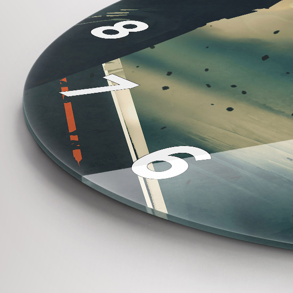 Orologio rotondo in vetro Gioco di armi letali