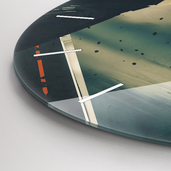 Orologio rotondo in vetro Gioco di armi letali