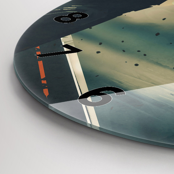 Orologio rotondo in vetro Gioco di armi letali