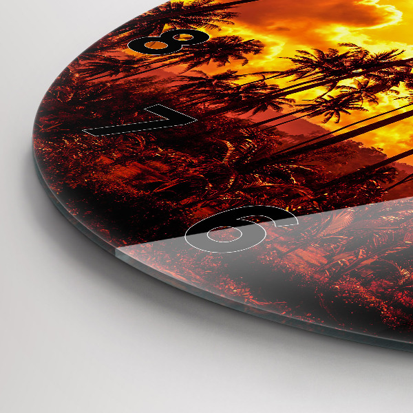 Orologio rotondo Thailandia Klong Prao Beach