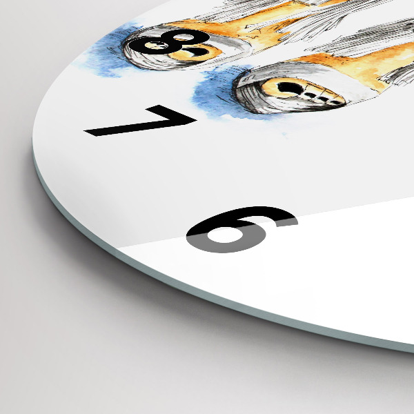 Orologio rotondo in vetro Tacchi alti da donna