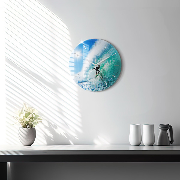 Orologio rotondo Surf alle Hawaii