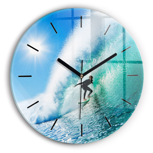 Orologio rotondo Surf alle Hawaii