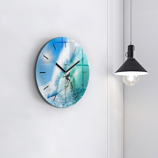 Orologio rotondo Surf alle Hawaii