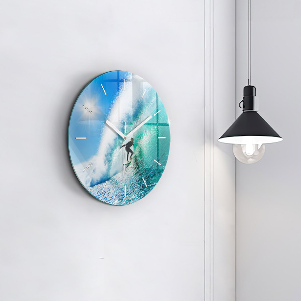 Orologio rotondo Surf alle Hawaii
