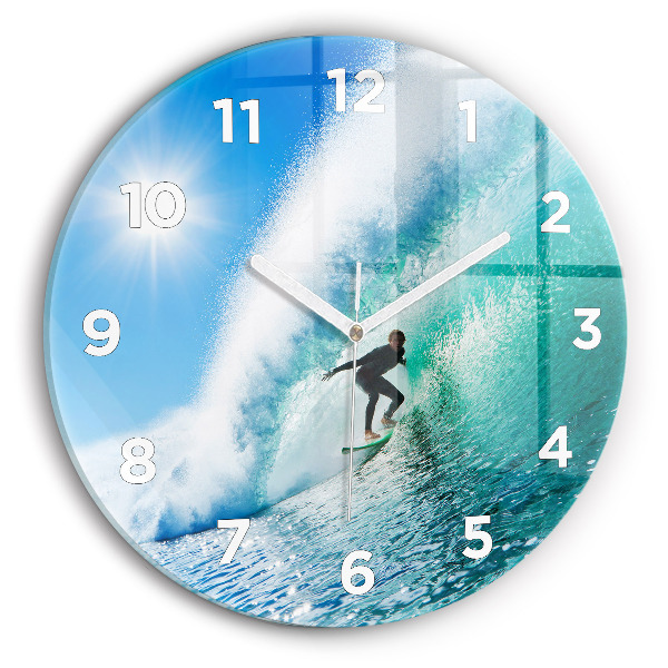 Orologio rotondo Surf alle Hawaii