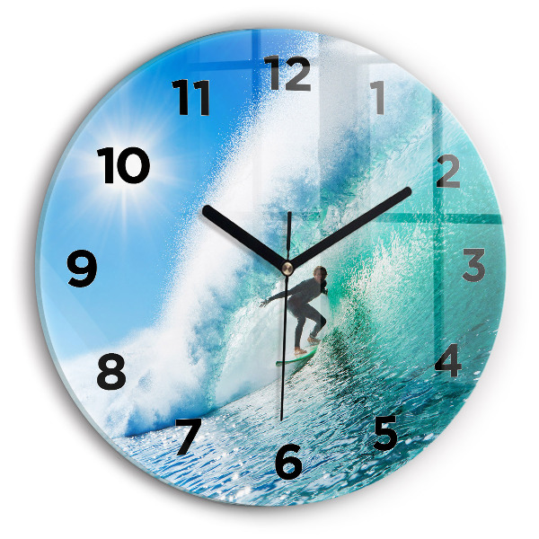 Orologio rotondo Surf alle Hawaii