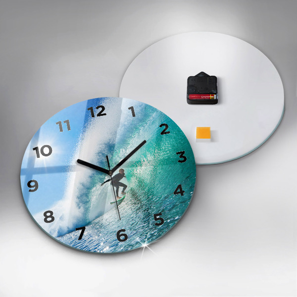 Orologio rotondo Surf alle Hawaii