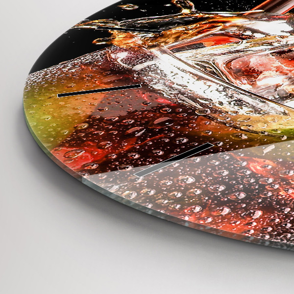 Orologio rotondo Bere con ghiaccio