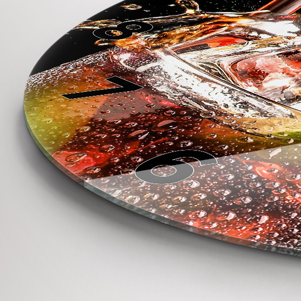 Orologio rotondo Bere con ghiaccio