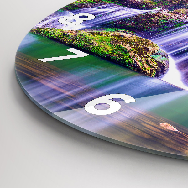 Orologio rotondo in vetro Cascata Jiulong Cina