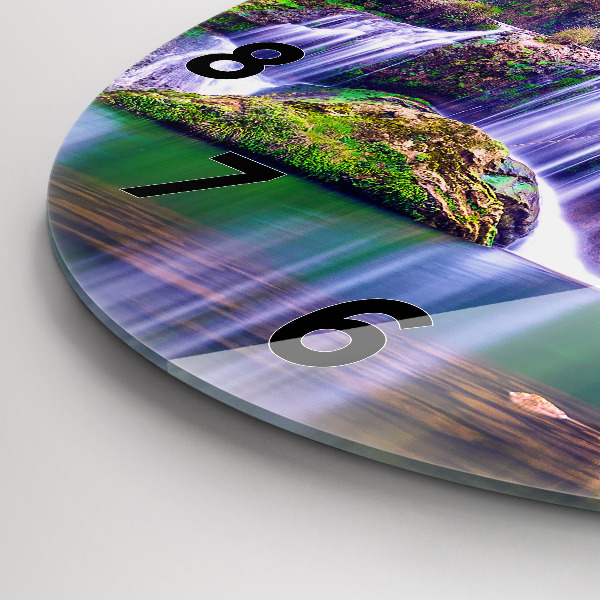 Orologio rotondo in vetro Cascata Jiulong Cina