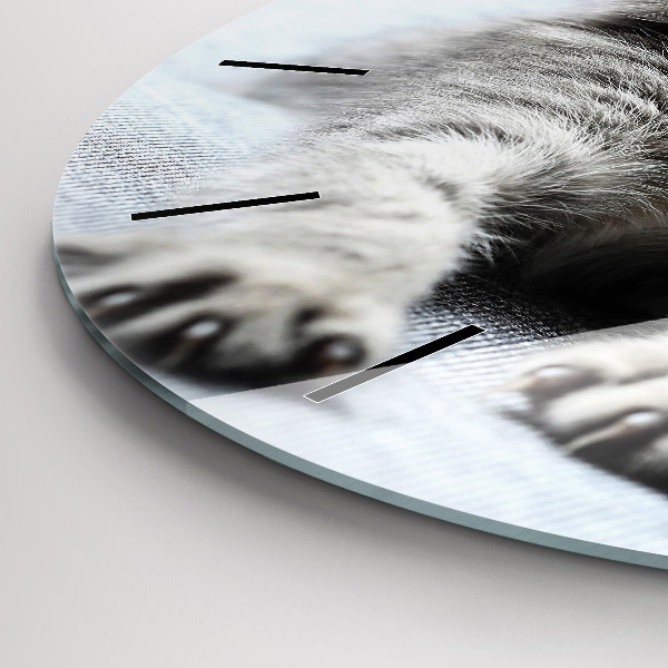 Orologio rotondo Gatto sul divano