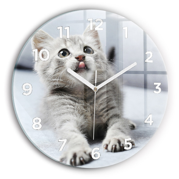 Orologio rotondo Gatto sul divano