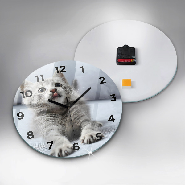 Orologio rotondo Gatto sul divano