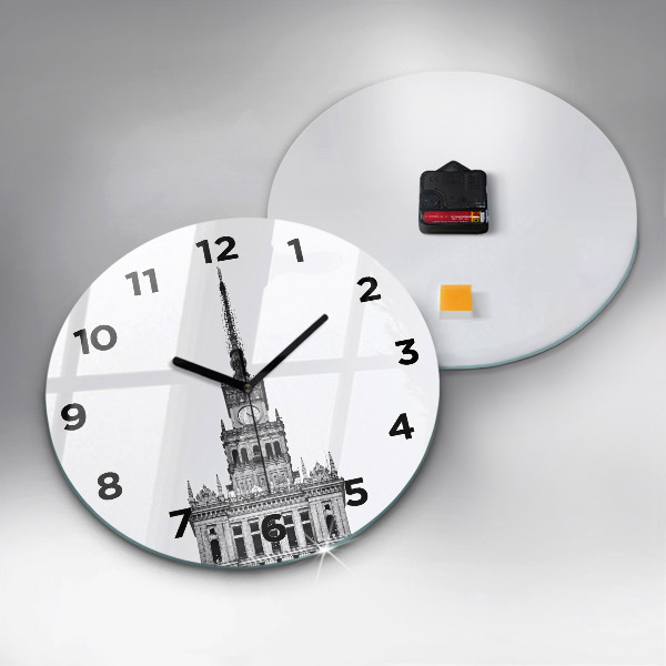 Orologio rotondo Palazzo della Cultura e della Scienza