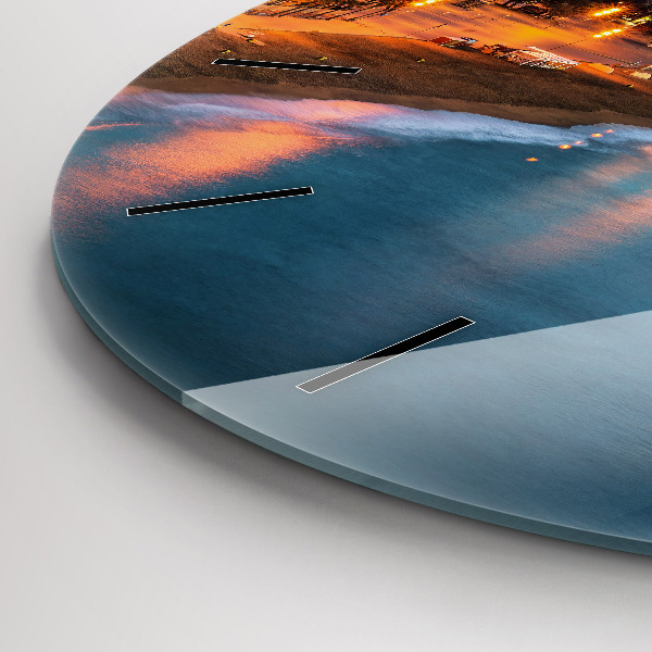 Orologio rotondo Spiaggia di Barcellona