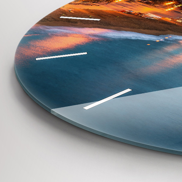 Orologio rotondo Spiaggia di Barcellona