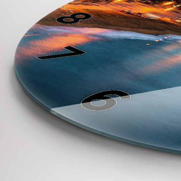 Orologio rotondo Spiaggia di Barcellona