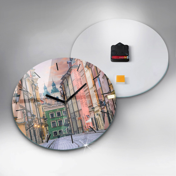 Orologio rotondo Città Vecchia di Varsavia