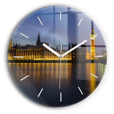 Orologio rotondo in vetro Palazzo Winchester Londra