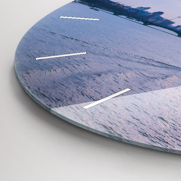 Orologio rotondo in vetro Panorama della città dal London Eye