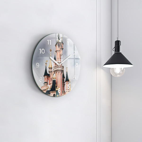 Orologio rotondo in vetro Castello di Disneyland Paris