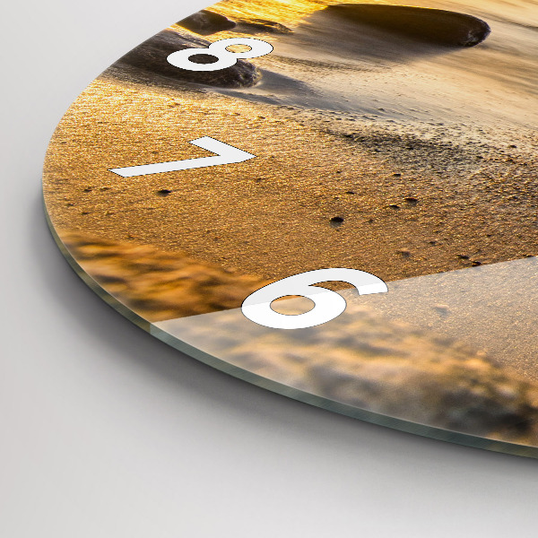 Orologio rotondo Alba sul Mar Baltico