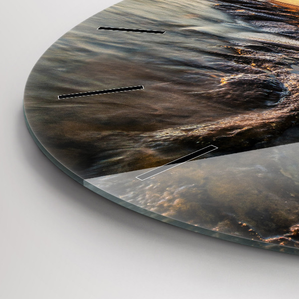 Orologio rotondo Il Faro e il Mar Baltico