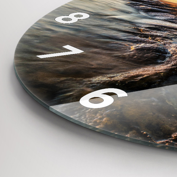 Orologio rotondo Il Faro e il Mar Baltico