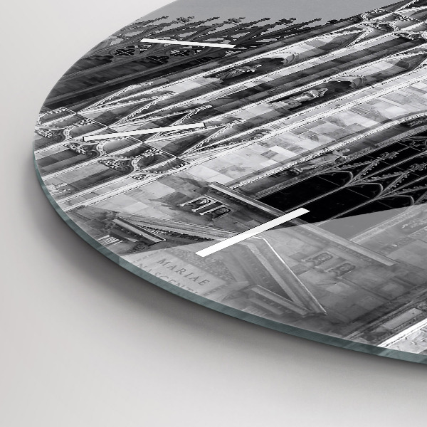 Orologio rotondo in vetro Duomo di Milano