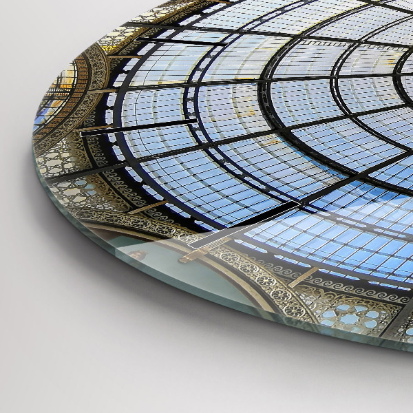 Orologio rotondo in vetro Centro commerciale a Milano