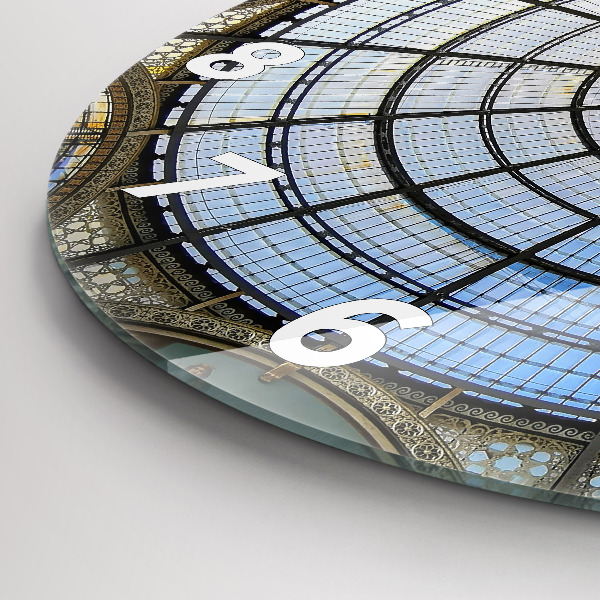 Orologio rotondo in vetro Centro commerciale a Milano