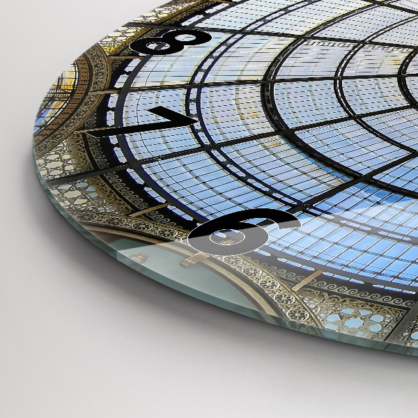 Orologio rotondo in vetro Centro commerciale a Milano