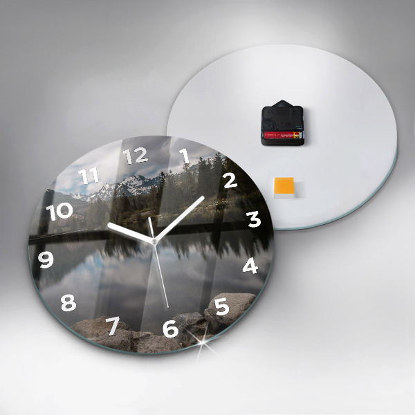 Orologio rotondo in vetro Alti Tatra in Slovacchia