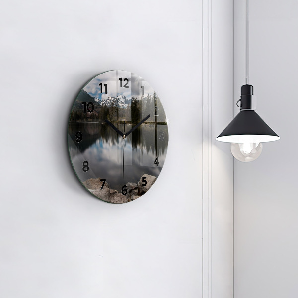 Orologio rotondo in vetro Alti Tatra in Slovacchia