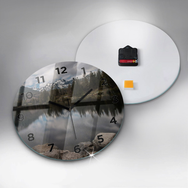 Orologio rotondo in vetro Alti Tatra in Slovacchia
