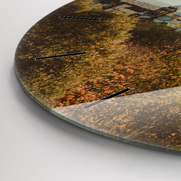 Orologio rotondo in vetro Galleria d'arte di Glasgow