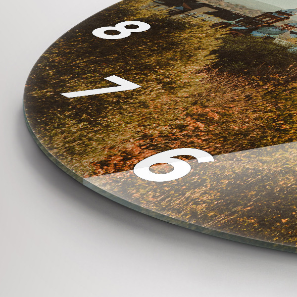 Orologio rotondo in vetro Galleria d'arte di Glasgow