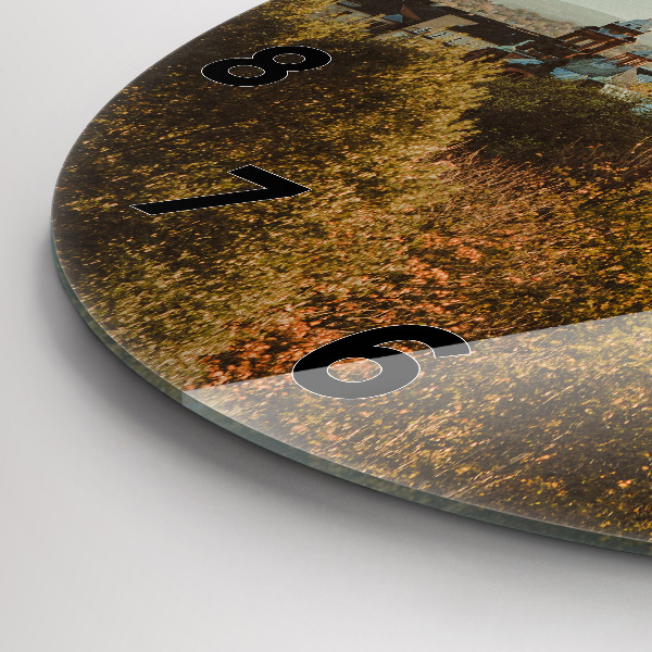 Orologio rotondo in vetro Galleria d'arte di Glasgow