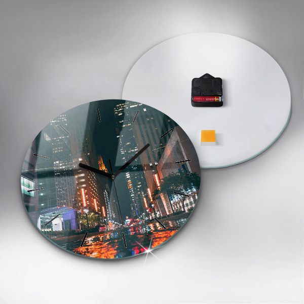 Orologio rotondo in vetro Albergo a Houston