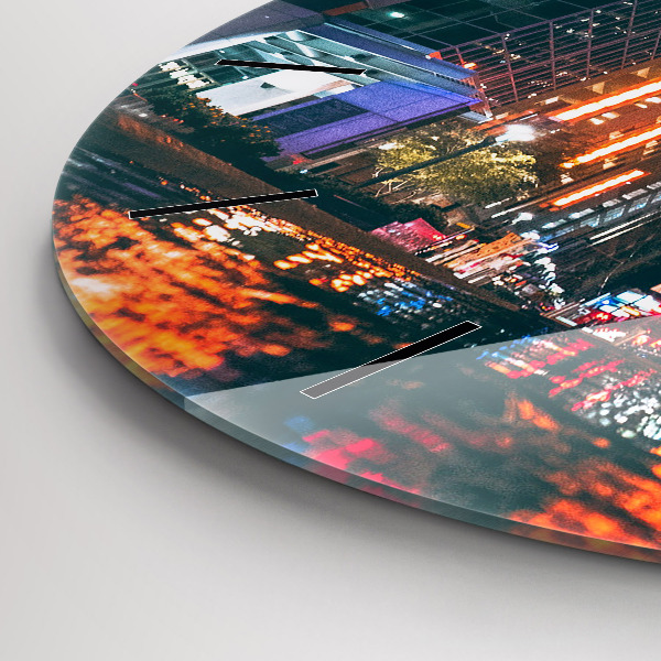 Orologio rotondo in vetro Albergo a Houston