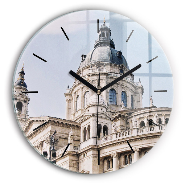 Orologio rotondo in vetro Basilica di S. Stefano