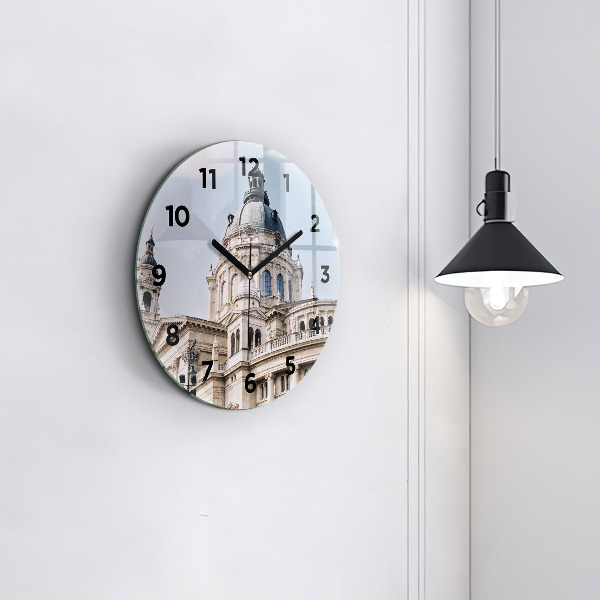 Orologio rotondo in vetro Basilica di S. Stefano