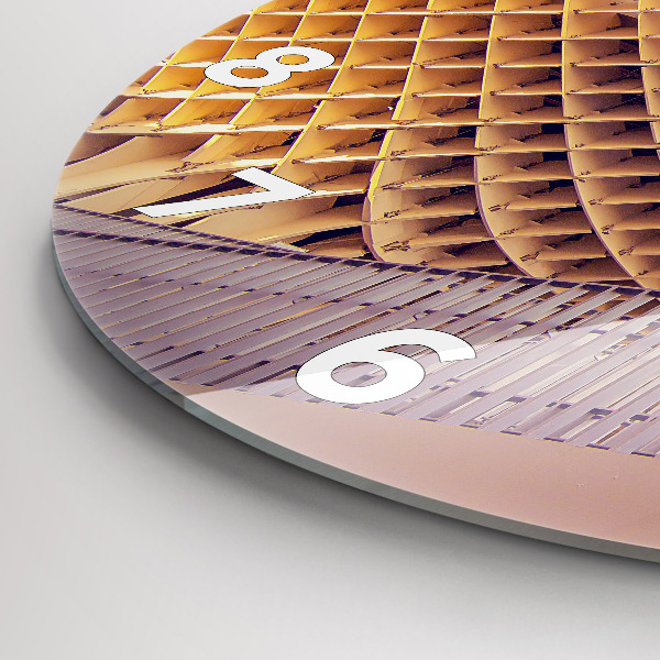 Orologio rotondo in vetro Punto panoramico di Siviglia