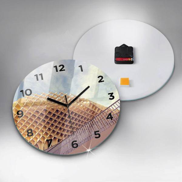 Orologio rotondo in vetro Punto panoramico di Siviglia