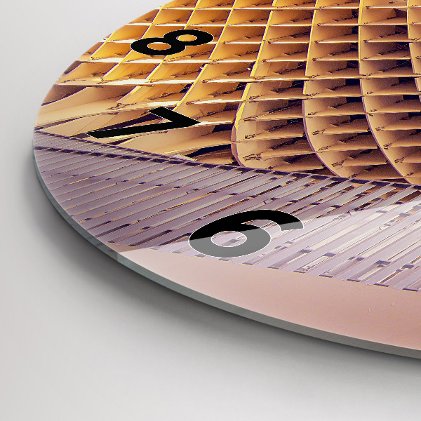 Orologio rotondo in vetro Punto panoramico di Siviglia