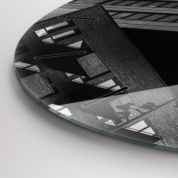 Orologio rotondo in vetro Architettura ad Amsterdam