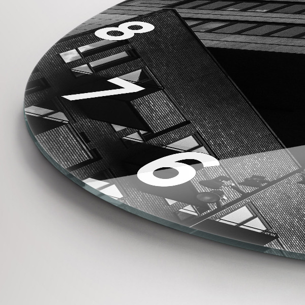 Orologio rotondo in vetro Architettura ad Amsterdam