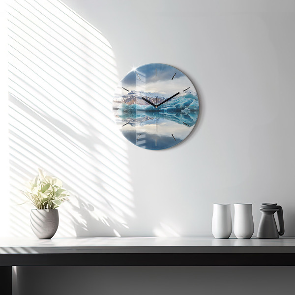 Orologio rotondo Lago Jokulsarlon Islanda